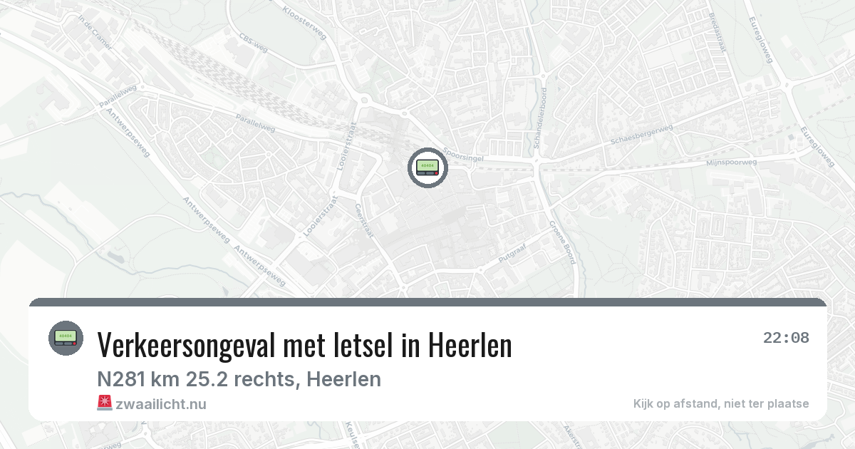 Verkeersongeval met letsel in Heerlen — 4 jun 2026