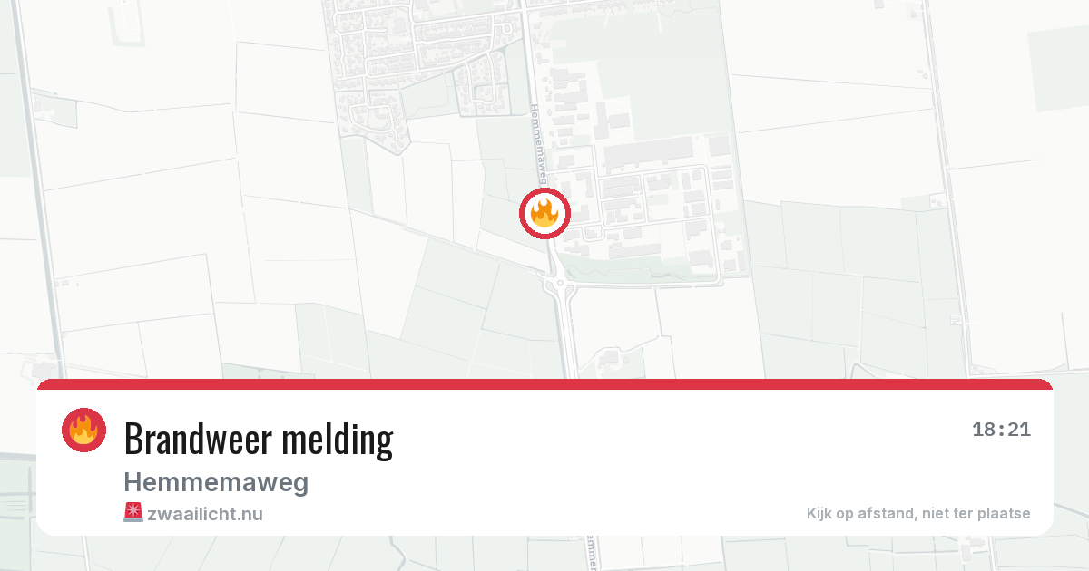 Brandweer melding — 17 jun 2026