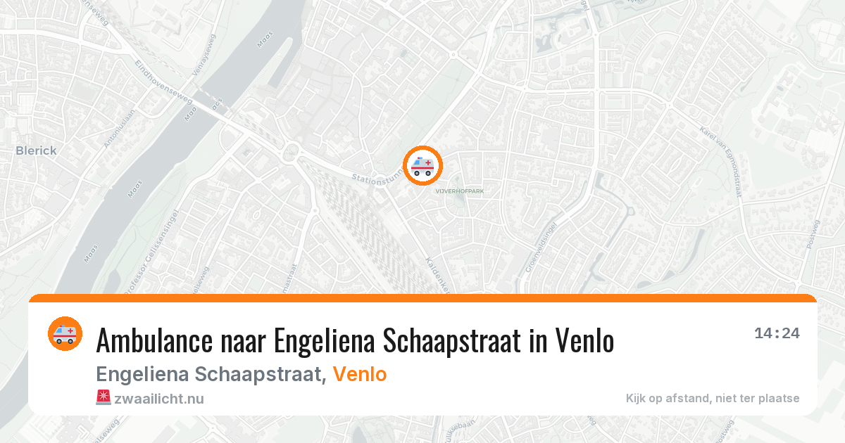 Ambulance naar Engeliena Schaapstraat in Venlo — 26 jul 2026