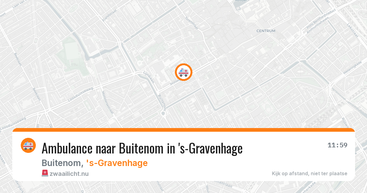 Ambulance naar Buitenom in 's-Gravenhage — 12 mei 2026