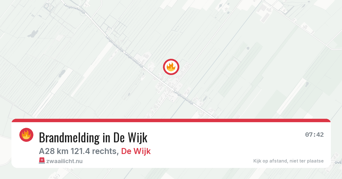 Brandmelding in De Wijk — 3 mrt 2026
