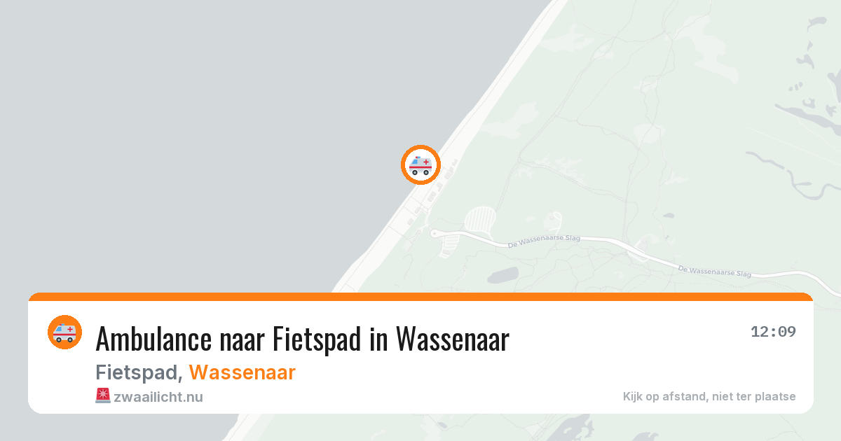 Ambulance naar Fietspad in Wassenaar — 24 mei 2026
