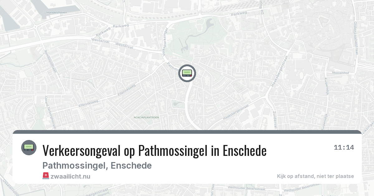 Verkeersongeval op Pathmossingel in Enschede — 9 jul 2026