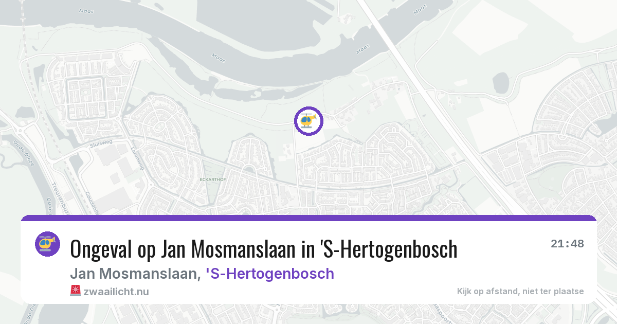 Ongeval op Jan Mosmanslaan in 'S-Hertogenbosch — 8 feb 2026