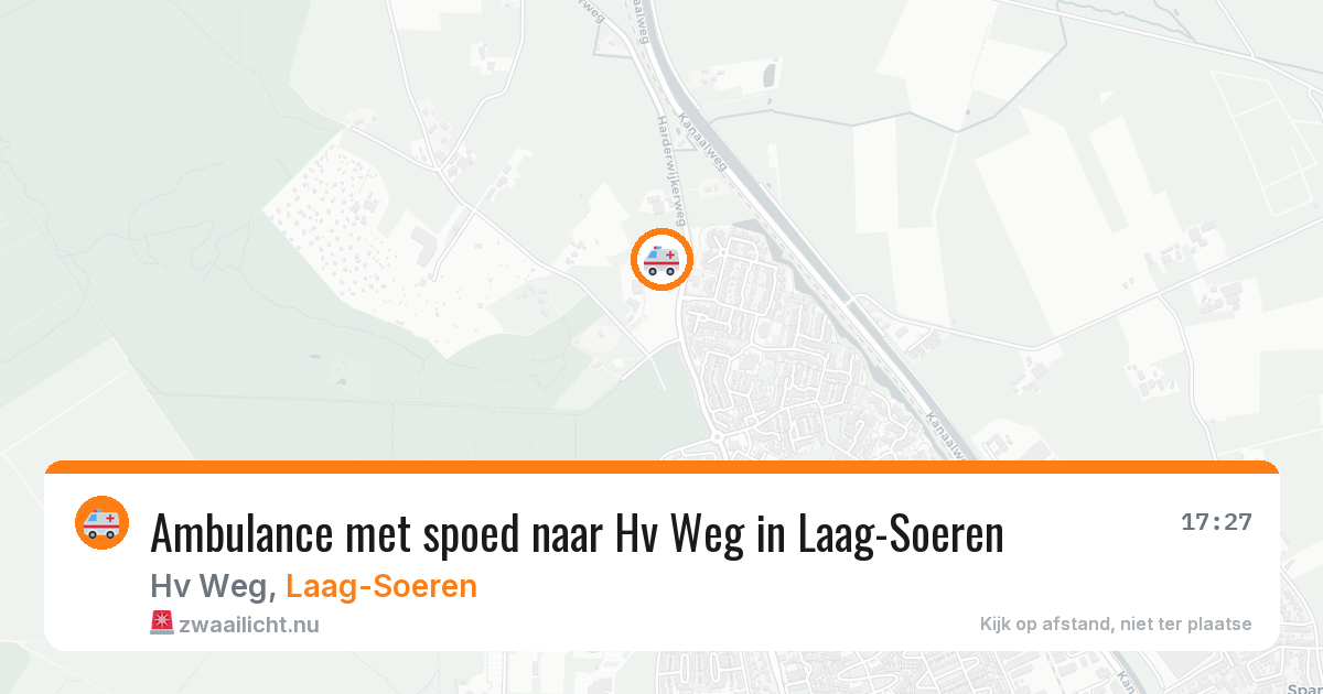 Ambulance met spoed naar Hv Weg in Laag-Soeren — 28 mei 2026