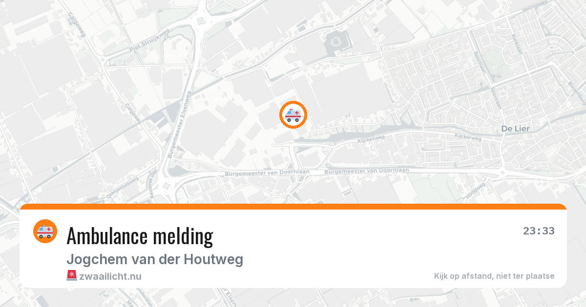 Ambulance melding — 12 jul 2026