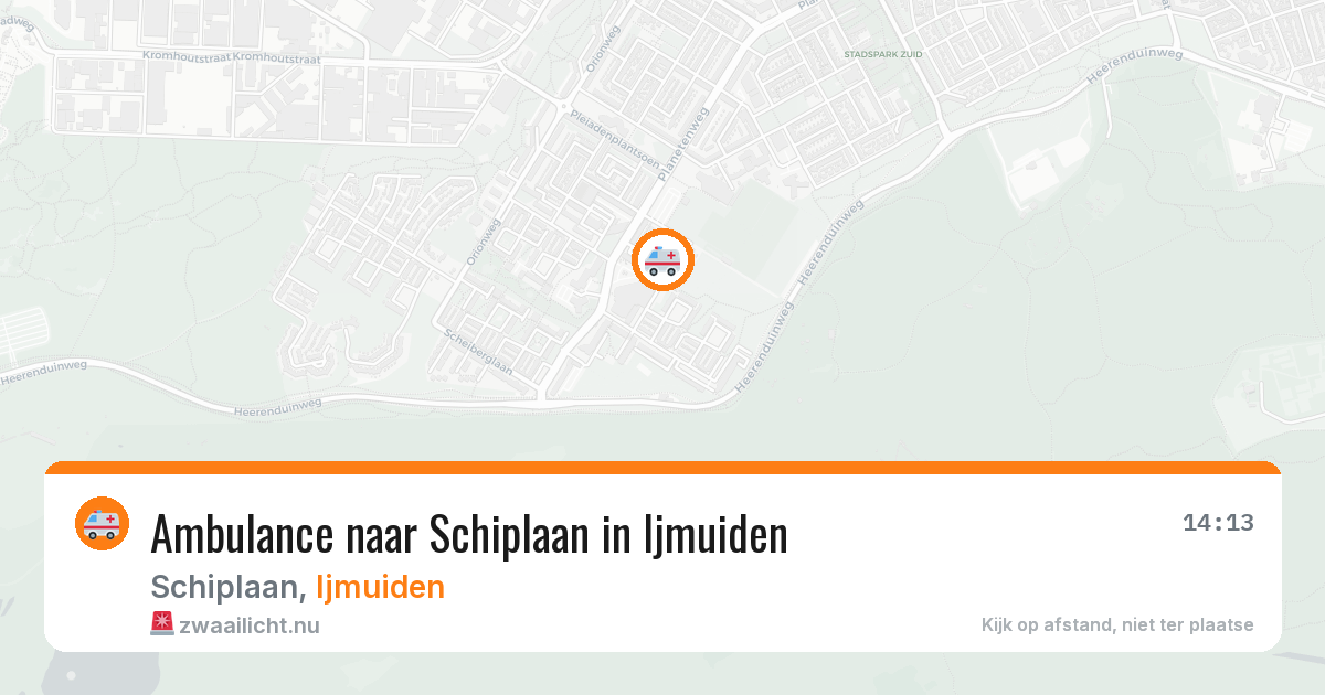 Ambulance naar Schiplaan in Ijmuiden — 17 jul 2026