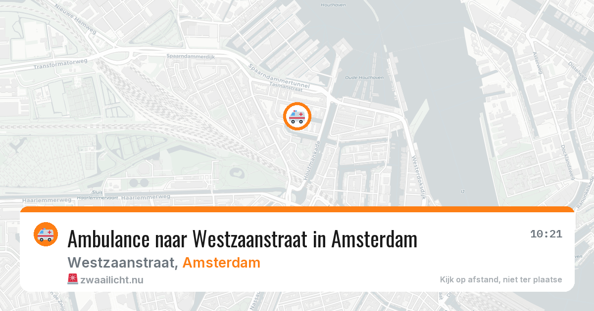 Ambulance naar Westzaanstraat in Amsterdam — 14 jul 2026
