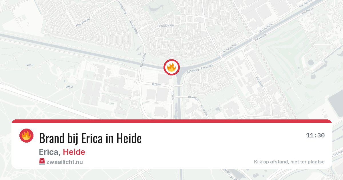 Brand bij Erica in Heide — 28 mei 2026
