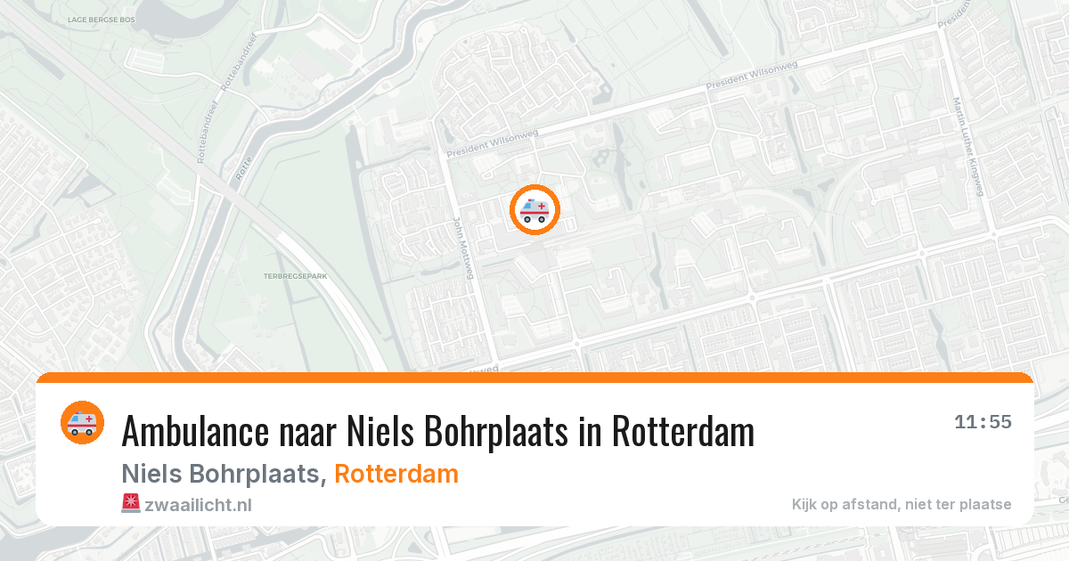 Ambulance naar Niels Bohrplaats in Rotterdam — 27 jul 2026