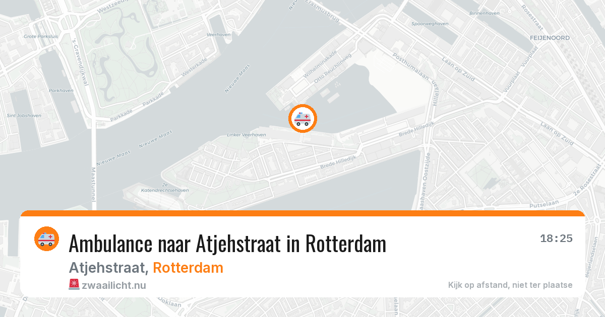 Ambulance naar Atjehstraat in Rotterdam — 5 jun 2026