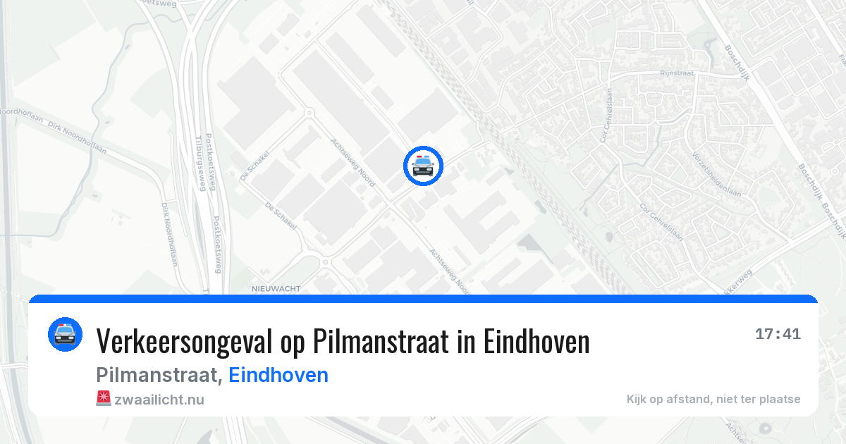 Verkeersongeval op Pilmanstraat in Eindhoven — 16 apr 2026