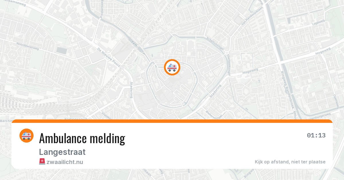 Ambulance melding — 18 jul 2026