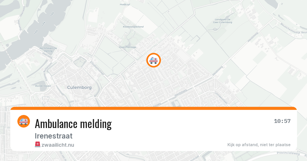 Ambulance melding — 8 mei 2026