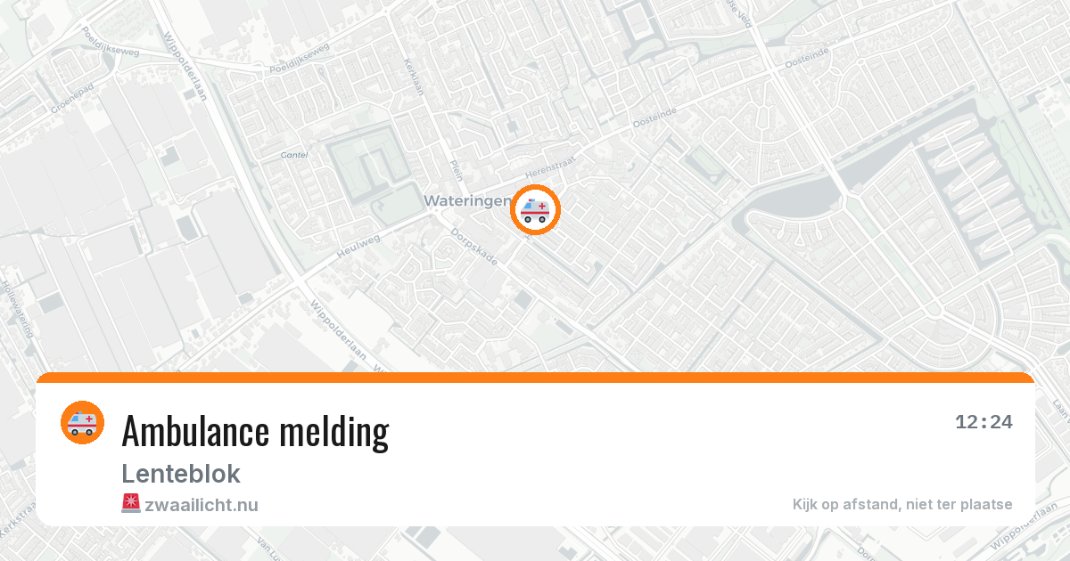 Ambulance melding — 18 jul 2026