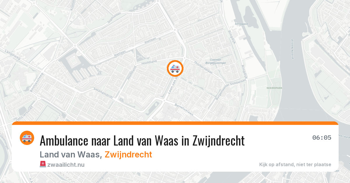 Ambulance naar Land van Waas in Zwijndrecht — 21 jul 2026
