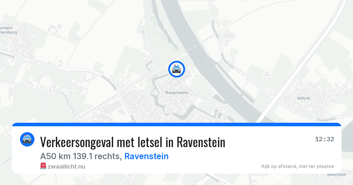 Verkeersongeval met letsel in Ravenstein — 30 jan 2026