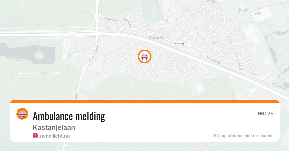 Ambulance melding — 10 jul 2026