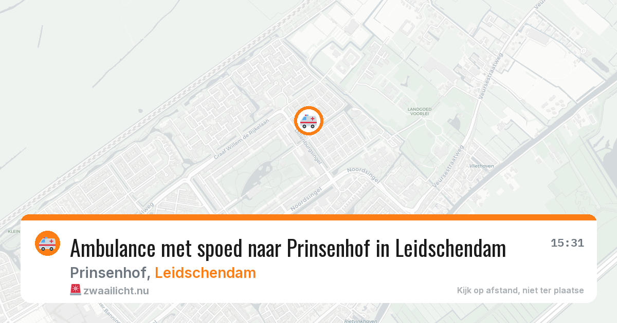 Ambulance met spoed naar Prinsenhof in Leidschendam — 22 jul 2026