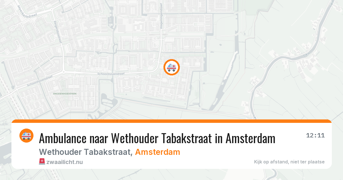 Ambulance naar Wethouder Tabakstraat in Amsterdam — 5 jun 2026