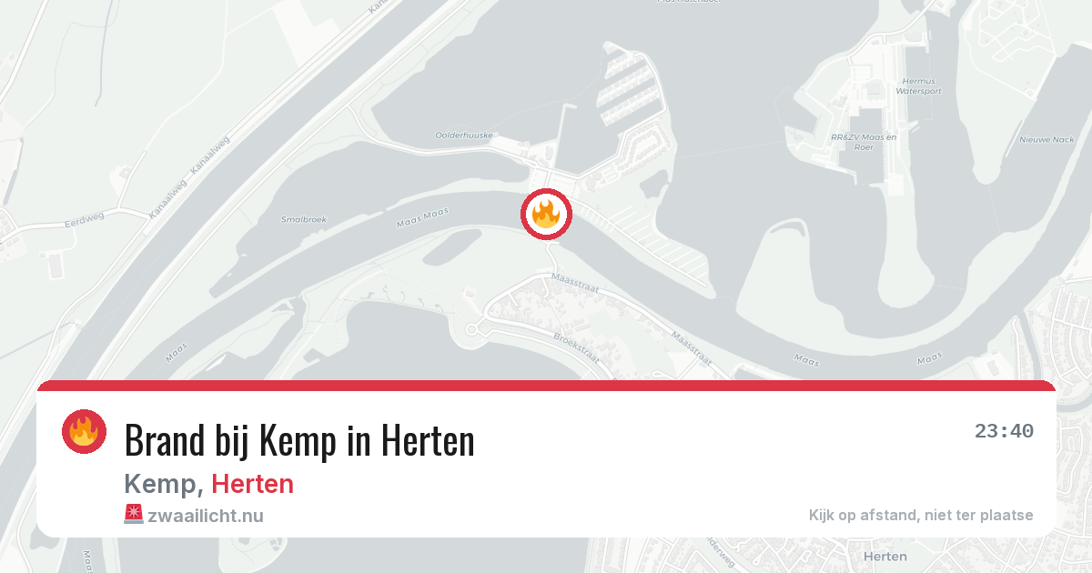 Brand bij Kemp in Herten — 3 apr 2026