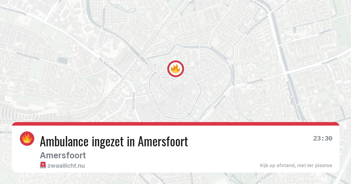 Ambulance ingezet in Amersfoort — 15 jul 2026
