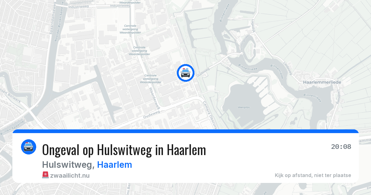 Ongeval op Hulswitweg in Haarlem — 11 jul 2026