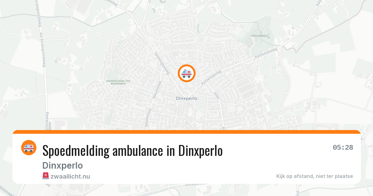 Spoedmelding ambulance in Dinxperlo — 23 jul 2026