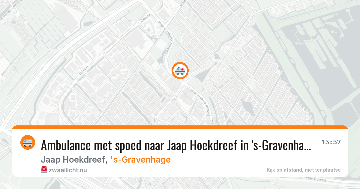 Ambulance met spoed naar Jaap Hoekdreef in 's-Gravenhage — 13 mei 2026
