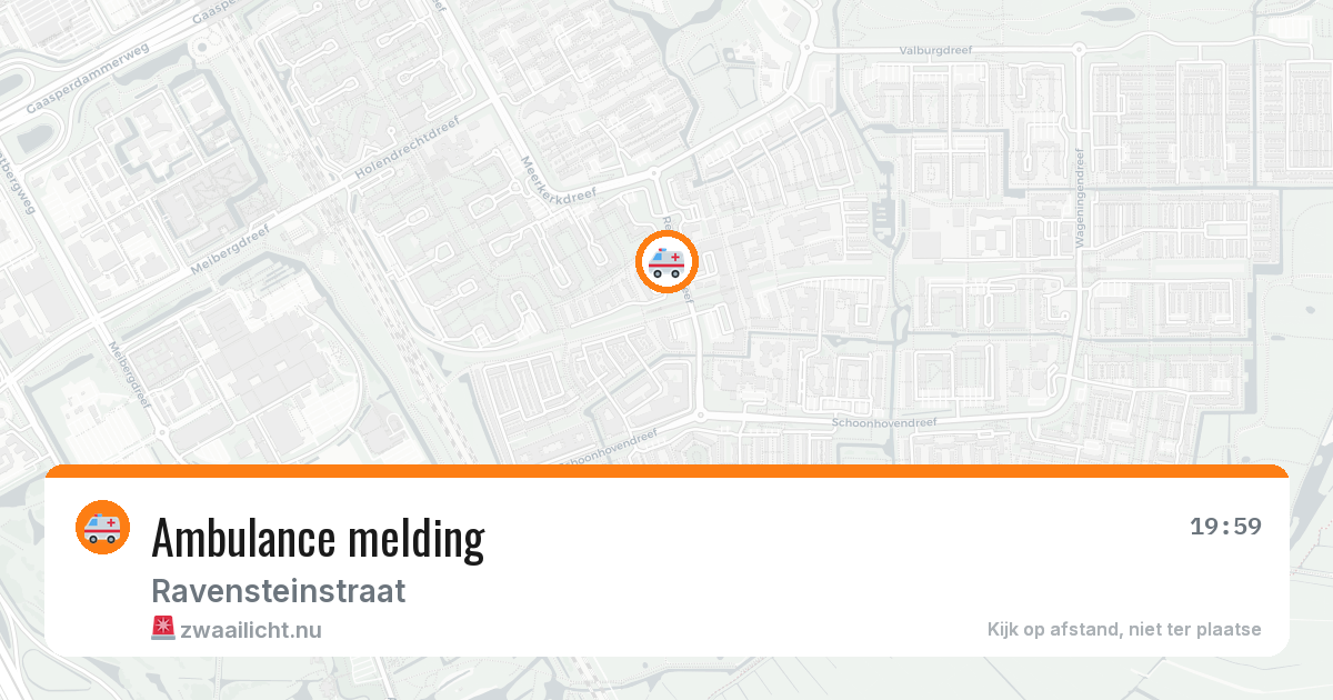 Ambulance melding — 6 jun 2026