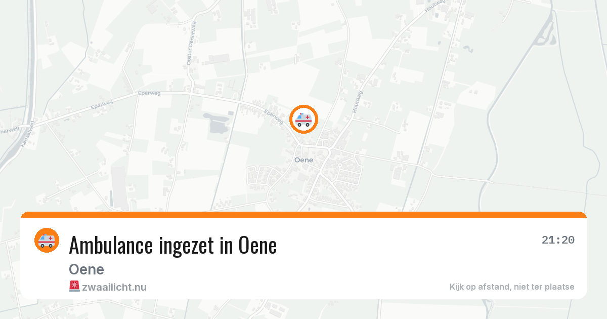 Ambulance ingezet in Oene — 23 jun 2026