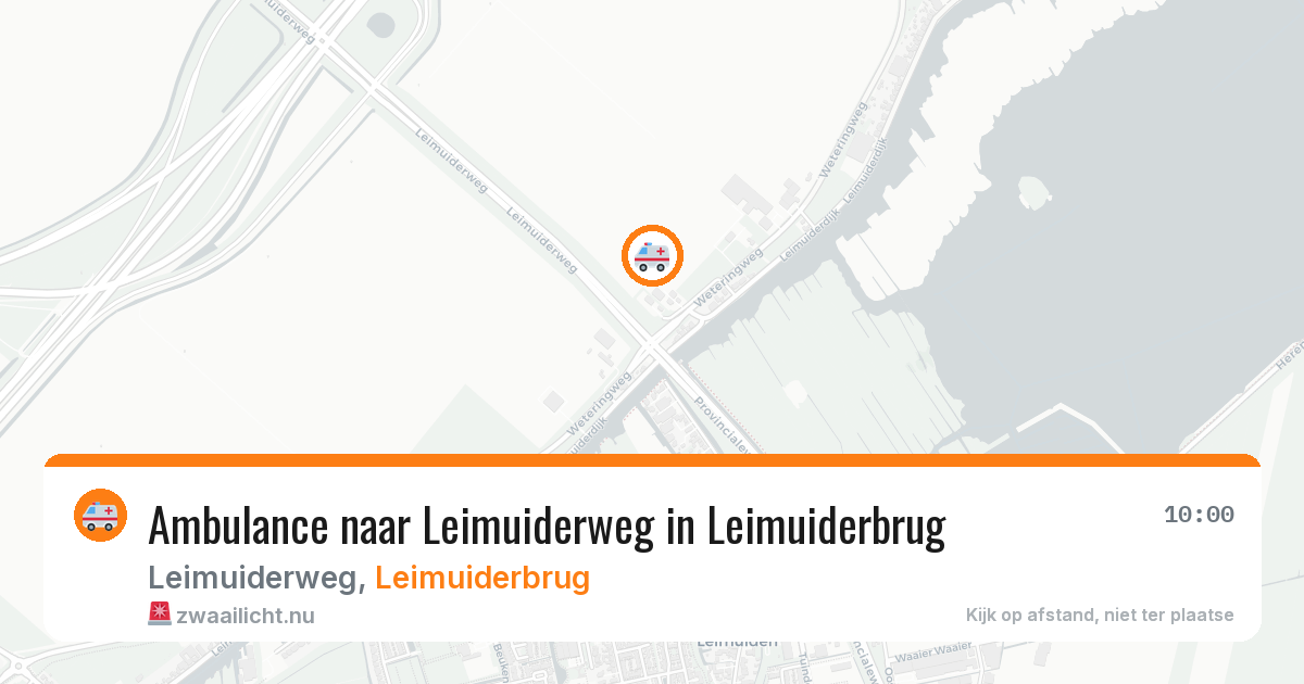 Ambulance naar Leimuiderweg in Leimuiderbrug — 14 jul 2026