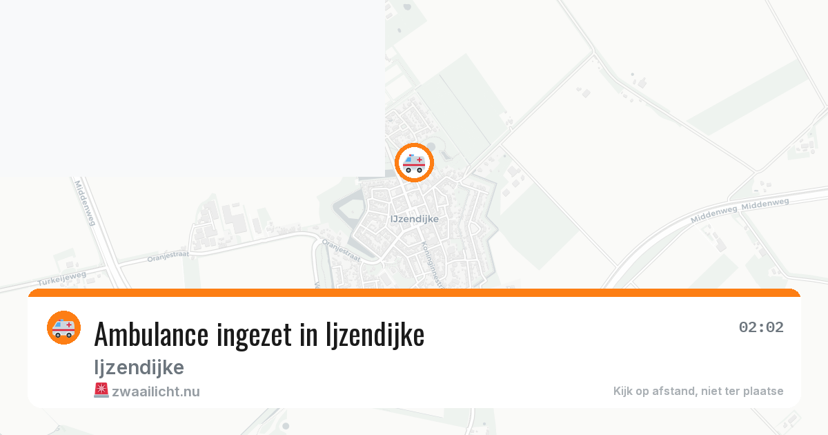 Ambulance ingezet in Ijzendijke — 5 jul 2026