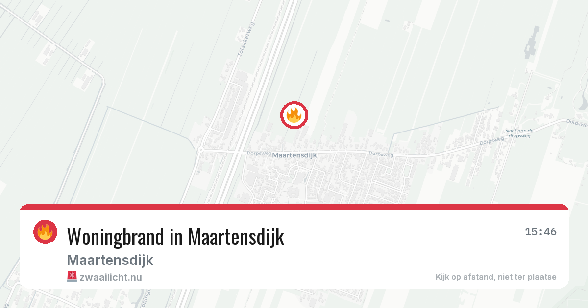 Woningbrand in Maartensdijk — 2 apr 2026