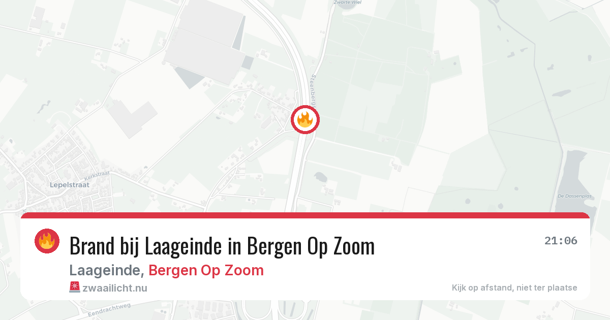 Brand bij Laageinde in Bergen Op Zoom — 23 mei 2026
