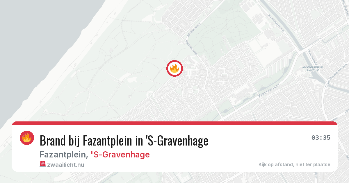 Brand bij Fazantplein in 'S-Gravenhage — 14 jul 2026
