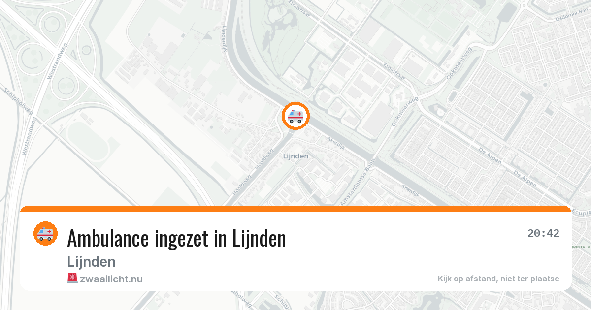 Ambulance ingezet in Lijnden — 22 jul 2026