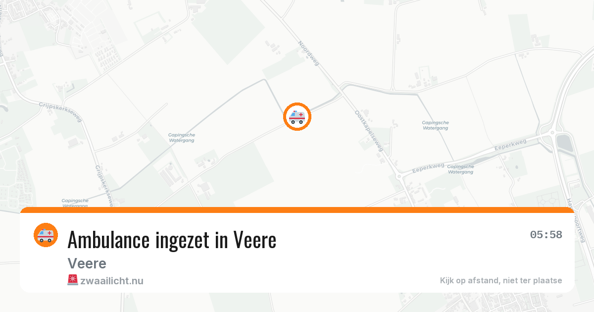 Ambulance ingezet in Veere — 19 jul 2026