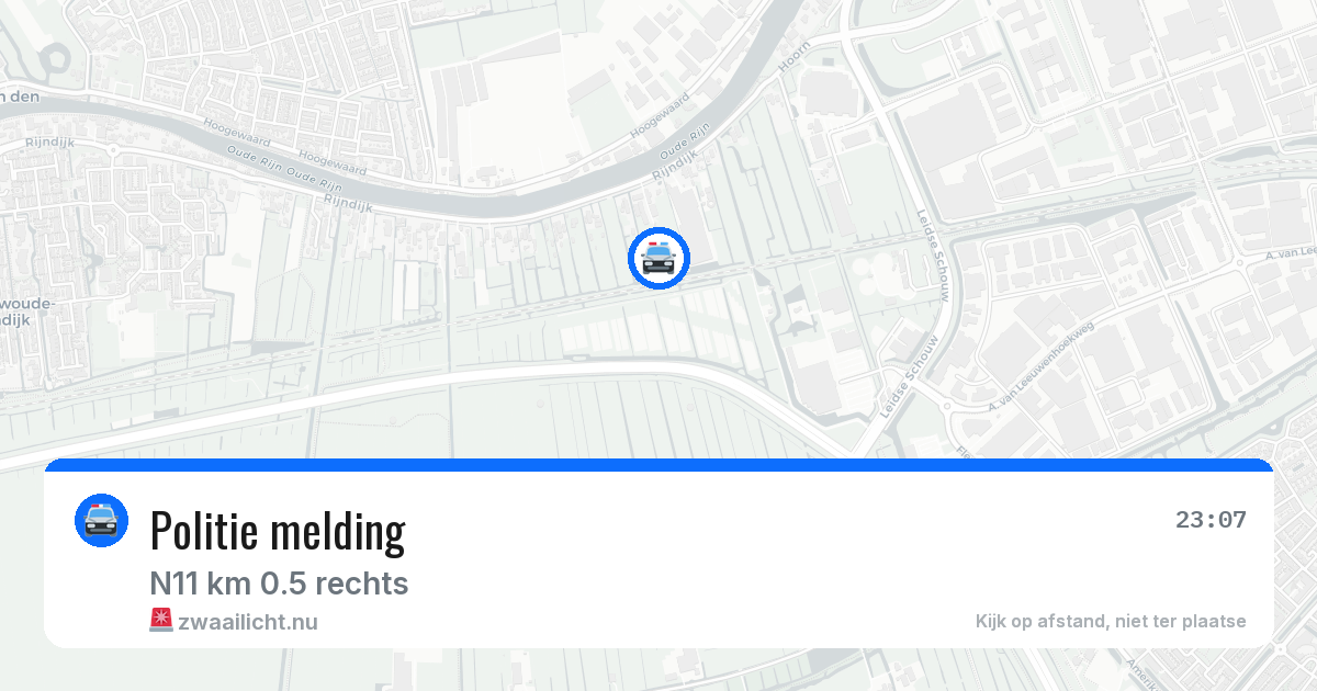 Politie melding — 18 jul 2026