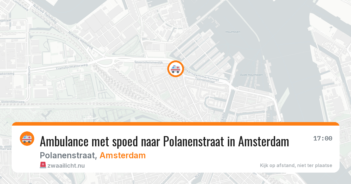 Ambulance met spoed naar Polanenstraat in Amsterdam — 24 jul 2026