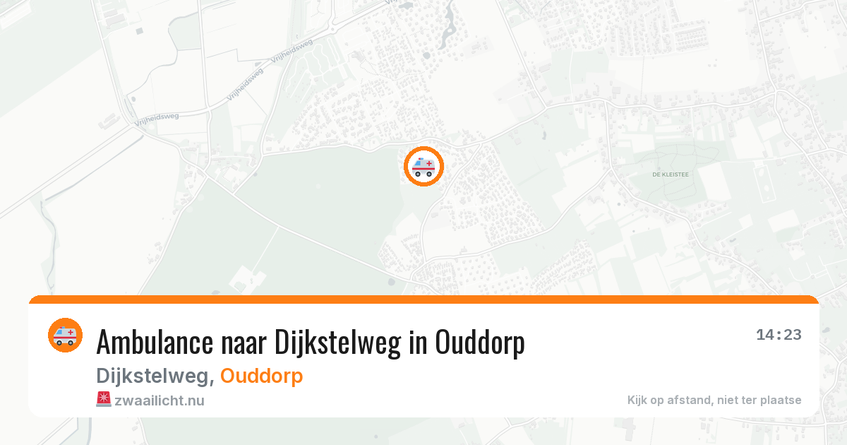 Ambulance naar Dijkstelweg in Ouddorp — 25 jul 2026