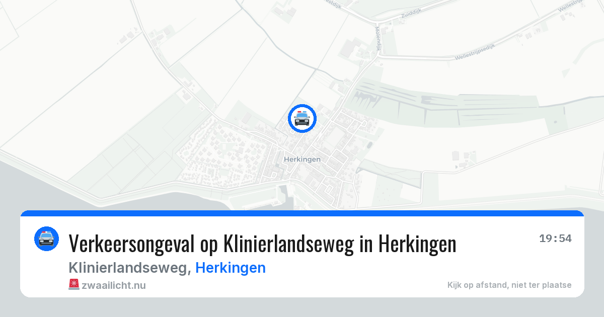Verkeersongeval op Klinierlandseweg in Herkingen — 4 mei 2026