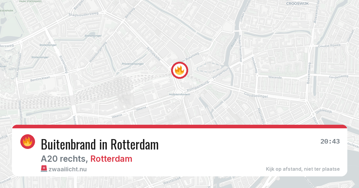 Buitenbrand in Rotterdam — 10 jul 2026