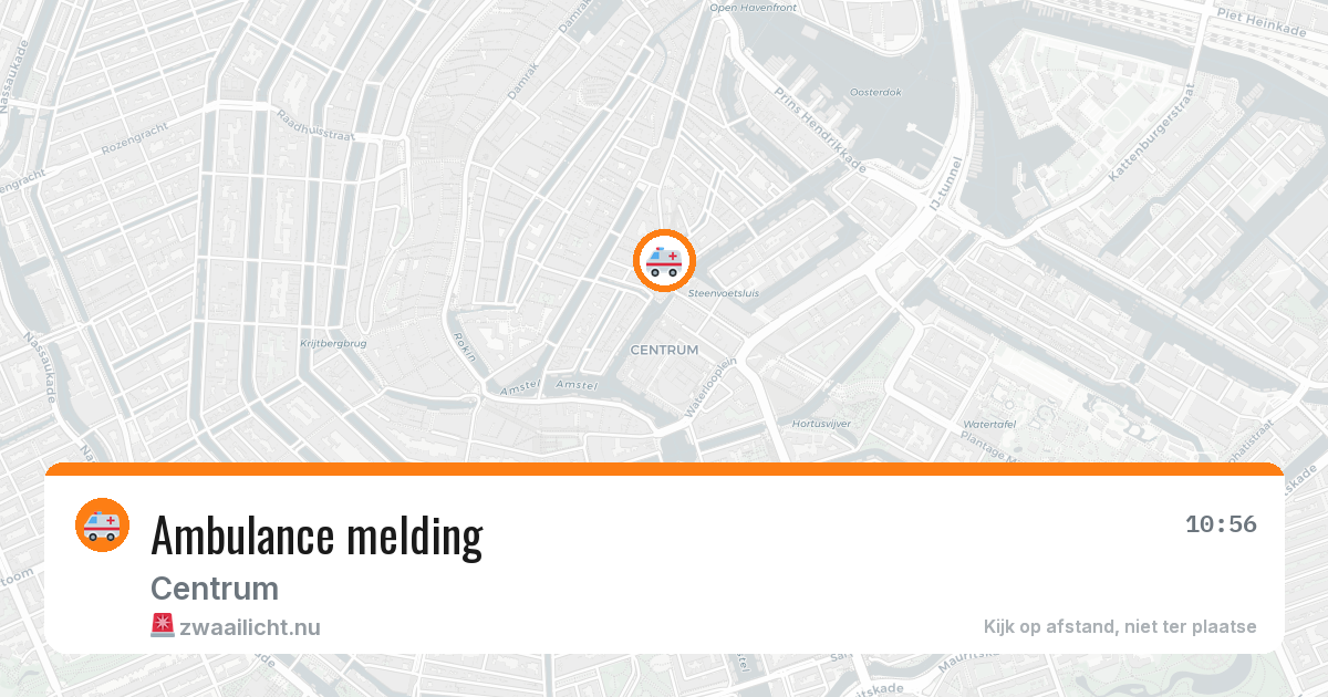 Ambulance melding — 12 mei 2026