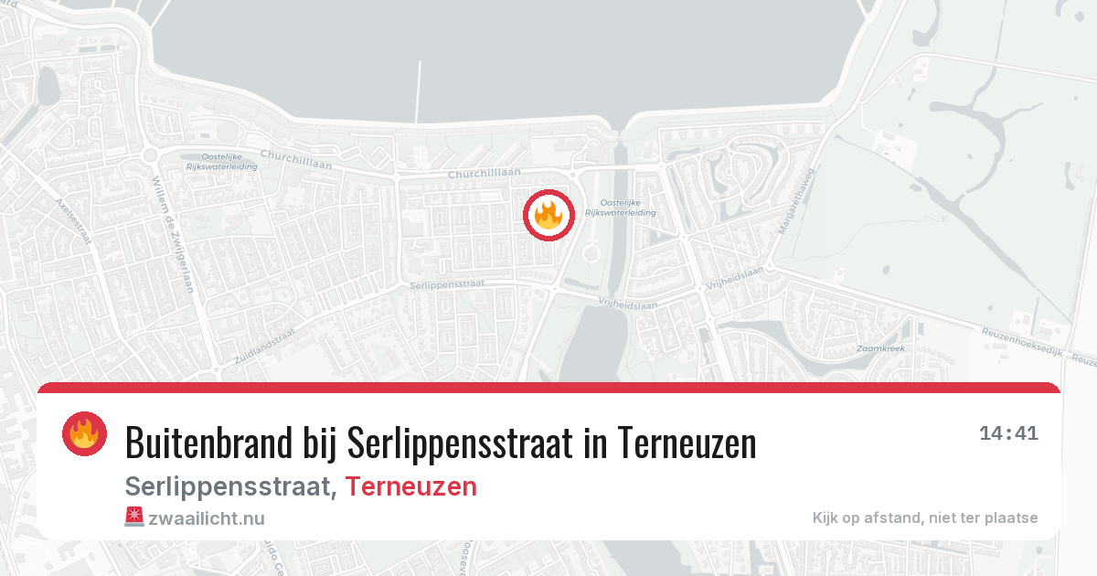 Buitenbrand bij Serlippensstraat in Terneuzen — 8 jul 2026