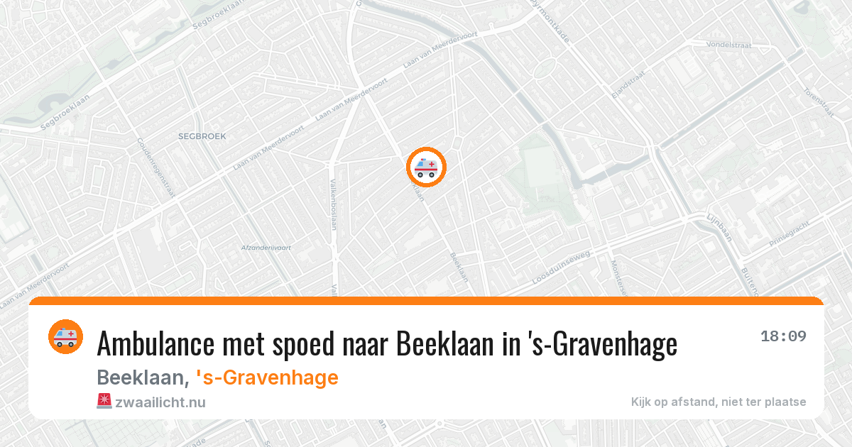 Ambulance met spoed naar Beeklaan in 's-Gravenhage — 27 jan 2026