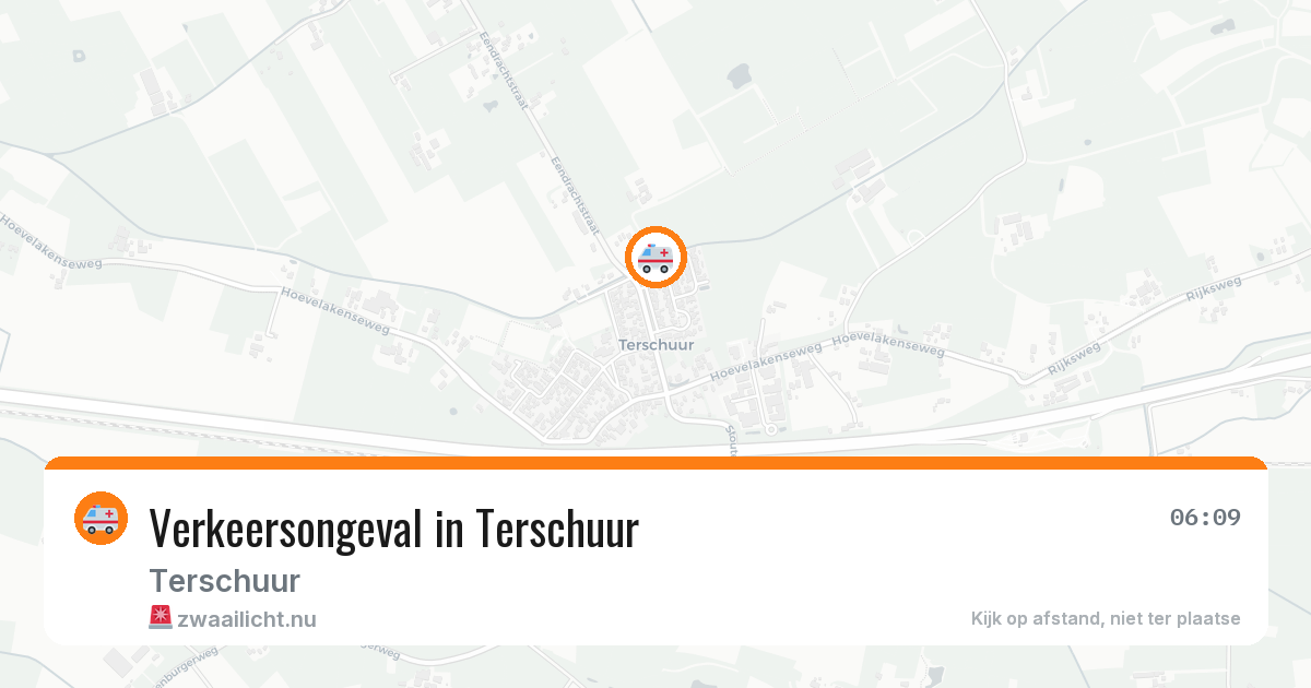 Verkeersongeval in Terschuur — 13 apr 2026