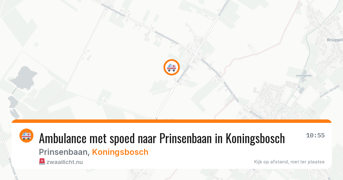 Ambulance met spoed naar Prinsenbaan in Koningsbosch — 24 jan 2026