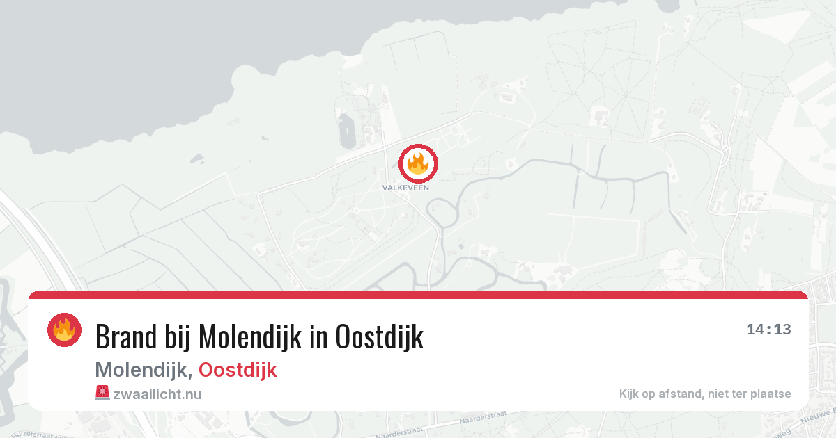 Brand bij Molendijk in Oostdijk — 3 jun 2026