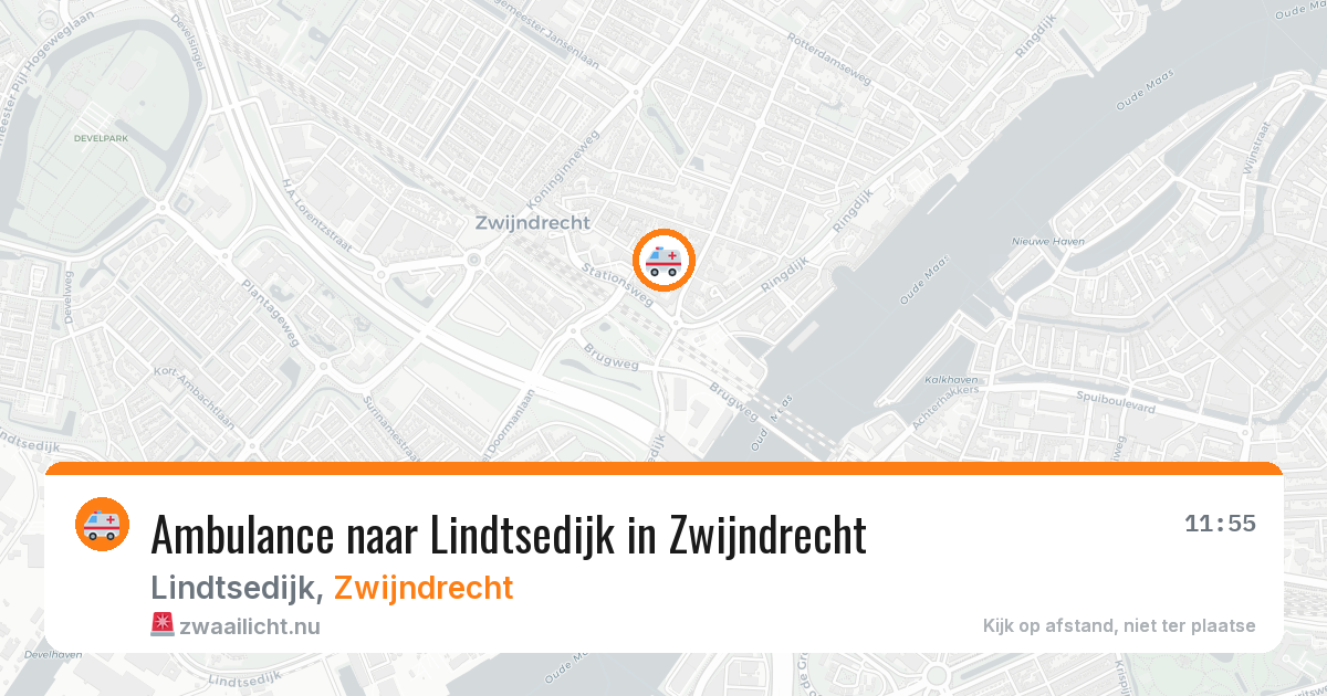 Ambulance naar Lindtsedijk in Zwijndrecht — 24 jul 2026